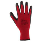 REBEL Tru Touch Red Smooth Nitrile Coated General Handling Gloves
