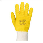 REBEL Tru Touch Yellow Comarex Knit Wrist Standard Gloves