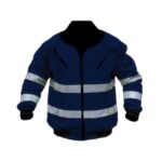 Navy Bunny Jacket Zip Off Sleeve