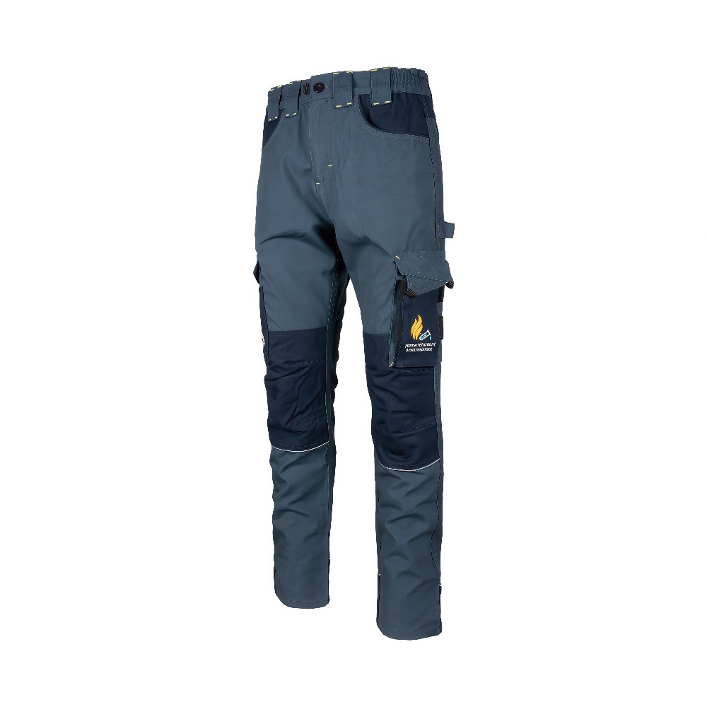 Rebel Men’s Tech Gear Acid Flame Trousers Airforce Blue