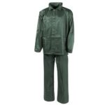 Olive Green Rubberised Rain Suit