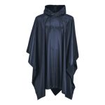 Rubberized Poncho - Navy